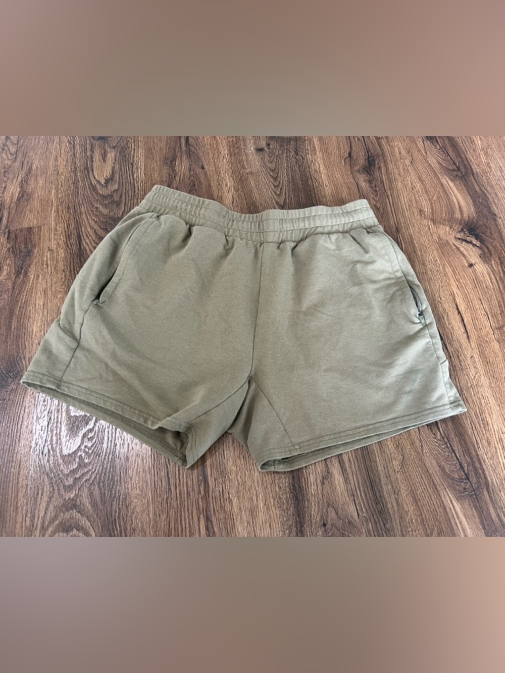 Gymshark Olive Green Athletic Shorts